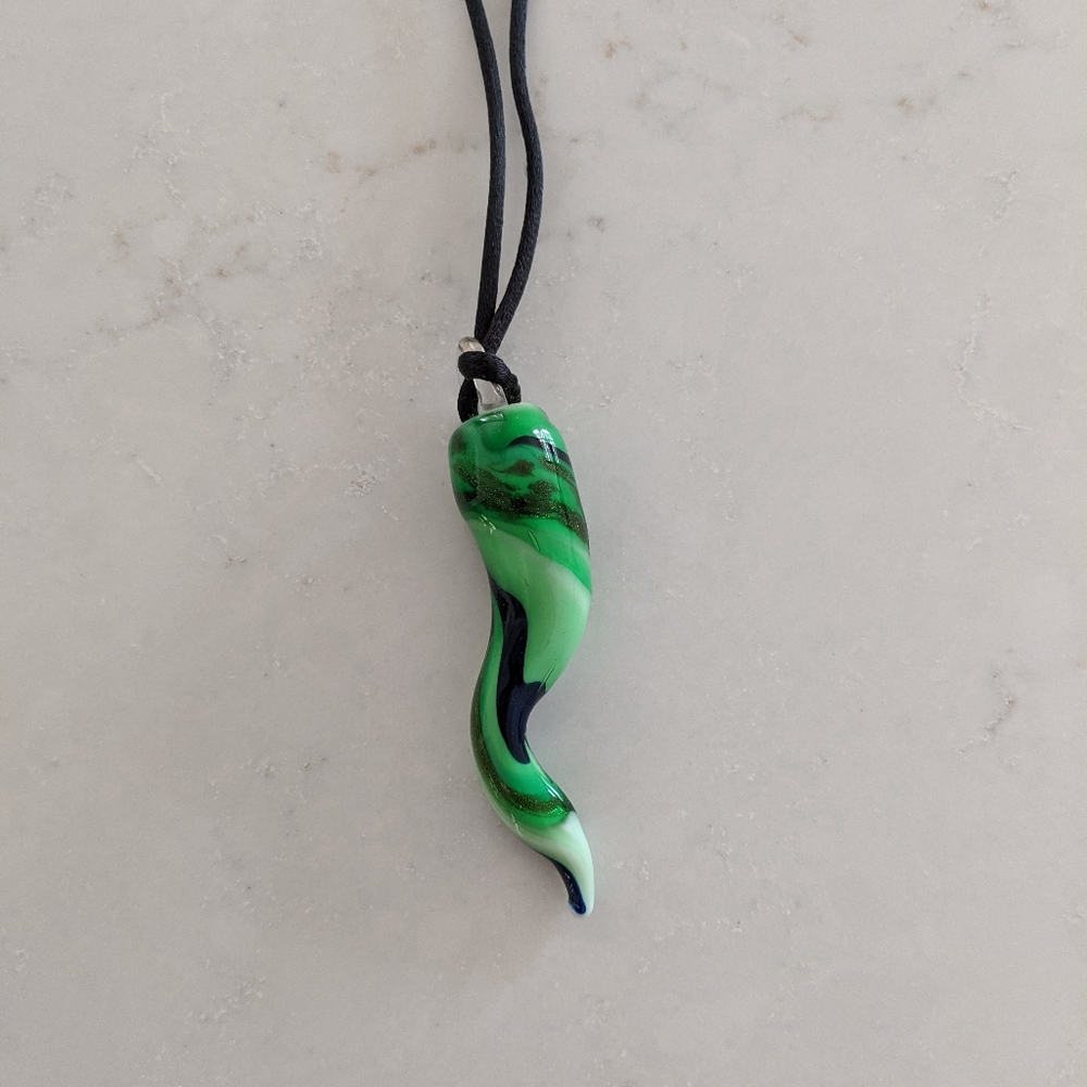 Italian Horn Blown Glass Necklace